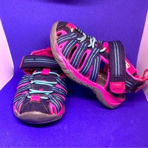 Strappy Toddler Sneakers -Multicolor Cat & Jack Shoes Toddler Girls Size 5